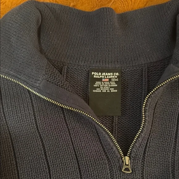 Polo Ralph Lauren Navy Blue Sweater - Picture 2 of 4
